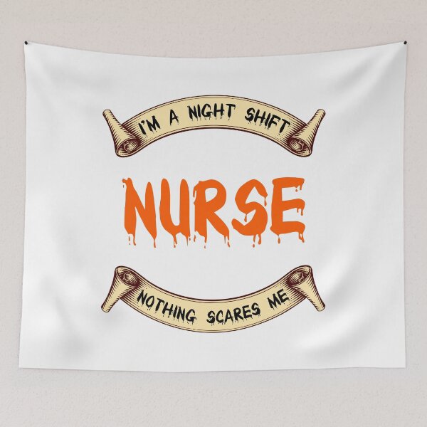 Item preview, I'm A Night Shift Nurse Nothing Scares Me Halloween designed and sold by BELASKRI STORE.