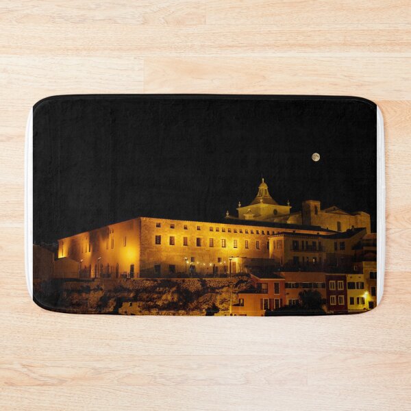Item preview, Cloister and church of Carmen at night - Mahon, Menorca designed and sold by Ulysse Pixel.