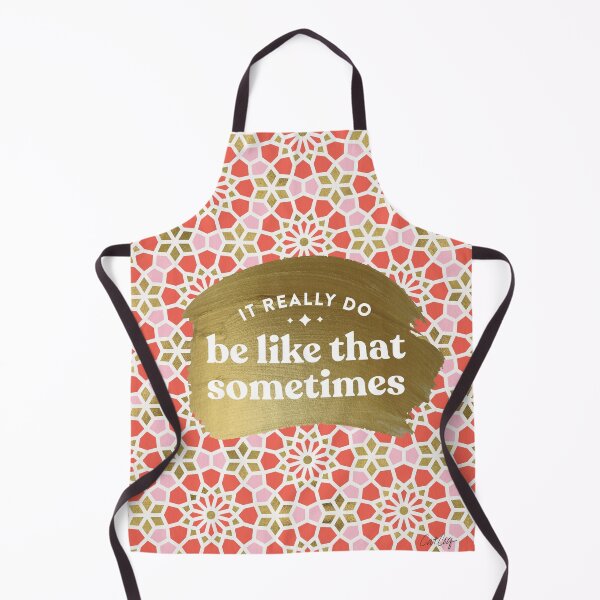Item preview, It Really Do Be Like That Sometimes – Coral & Gold Palette designed and sold by Cat Coquillette.