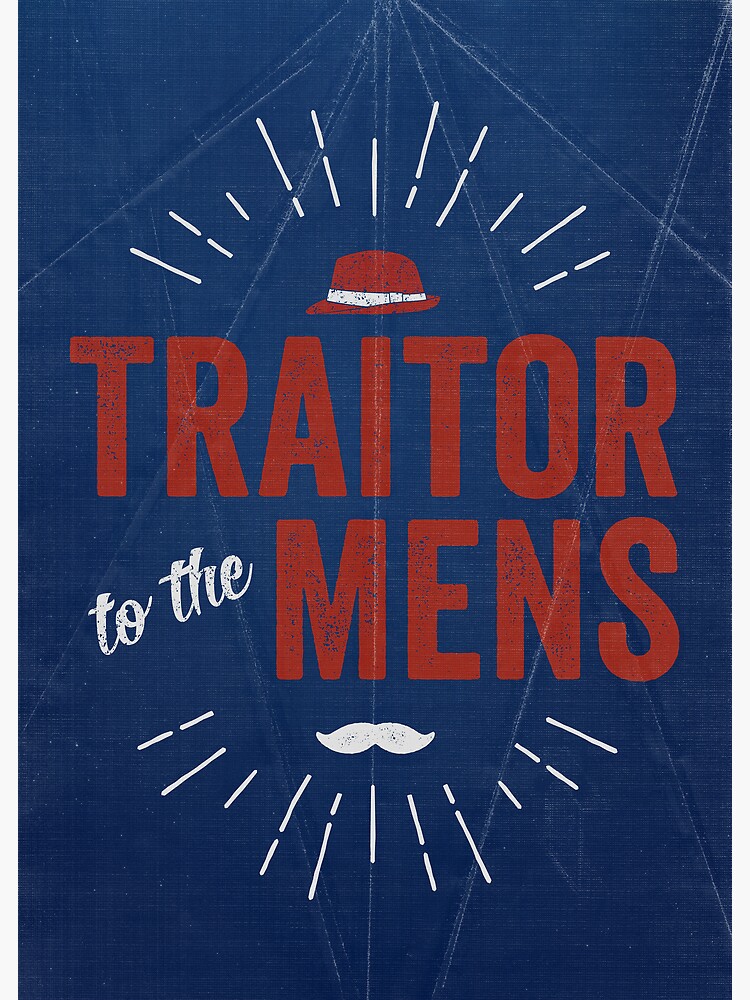 Thumbnail 3 of 3, Canvas Print, Traitor to the Mens (Print) designed and sold by desamos.