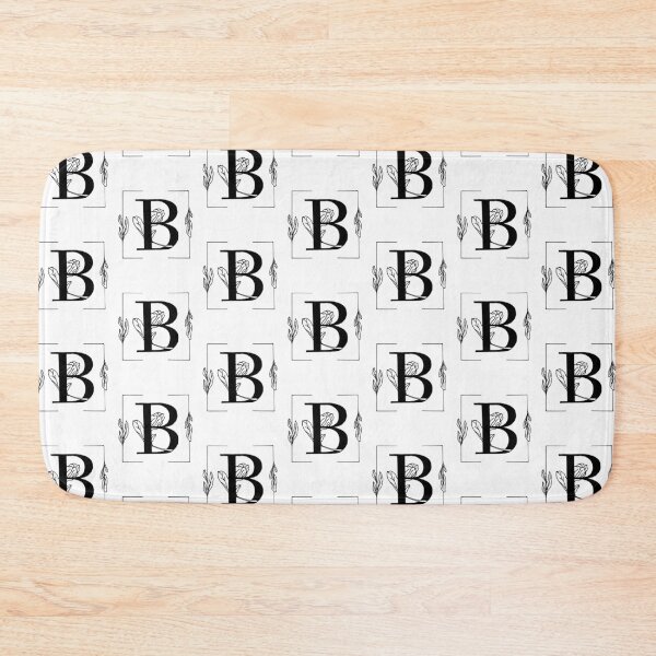 Item preview, Botanical Alphabet B Floral Monogram designed and sold by AuroCreatives.