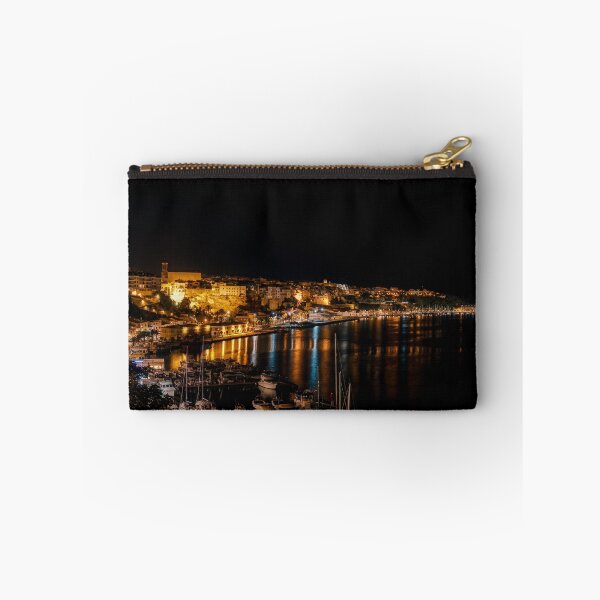 Item preview, Mahon harbor at night - Menorca, Spain designed and sold by Ulysse Pixel.
