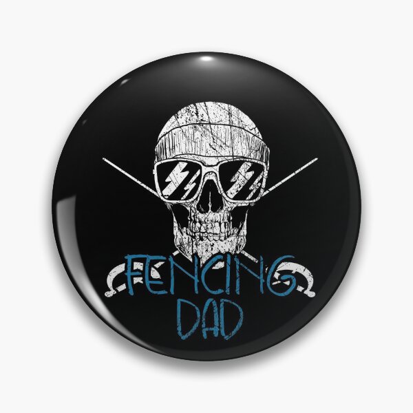 Item preview, Fencing Dad fencing skull position-ready-go designed and sold by Kalli-design.