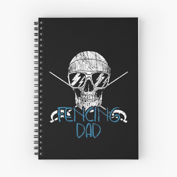 Item preview, Fencing Dad fencing skull position-ready-go designed and sold by Kalli-design.