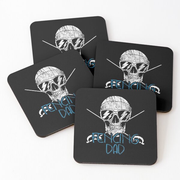 Item preview, Fencing Dad fencing skull position-ready-go designed and sold by Kalli-design.