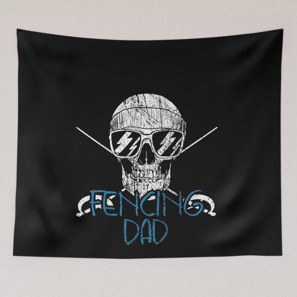 Item preview, Fencing Dad fencing skull position-ready-go designed and sold by Kalli-design.