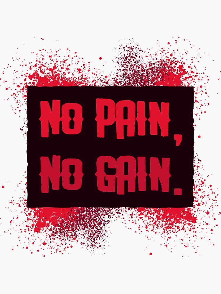 No pain no gain картинки