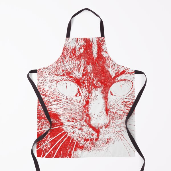 Item preview, Fluffy's eyes drawing, red and white designed and sold by dnparker.