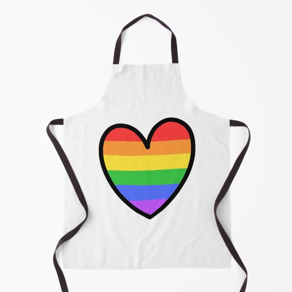 Item preview, rainbow pride flag heart designed and sold by creaturesditch.
