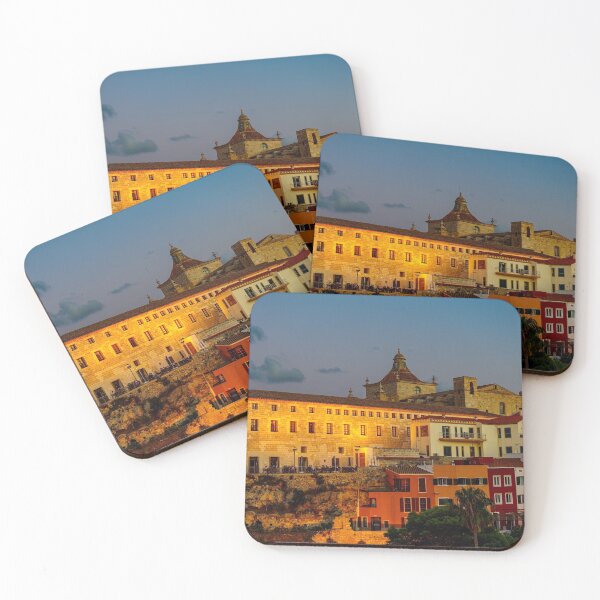 Item preview, Cloister and church of Carmen at dusk - Mahon, Menorca designed and sold by Ulysse Pixel.