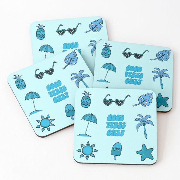 Item preview, Pack Summer Good Vibes Only Azul Cielo designed and sold by everything4eva.