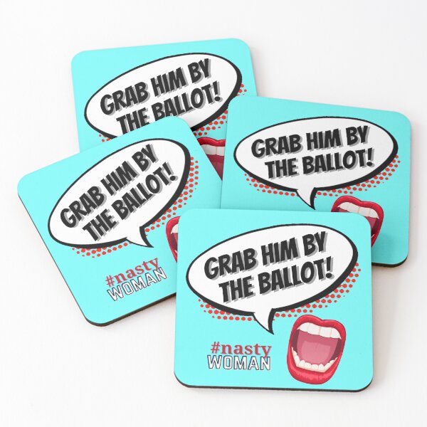 Item preview, #nastywoman- Grab him by the ballot  designed and sold by AmazingEcraft.