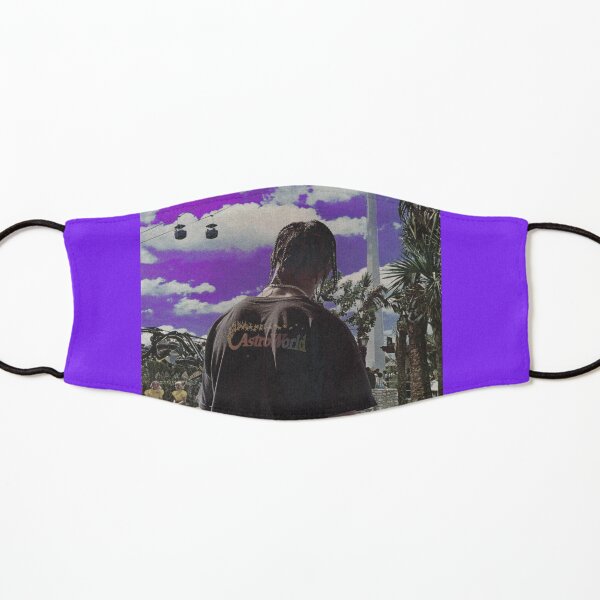 Travis x purpel cielo Mascarilla para niños