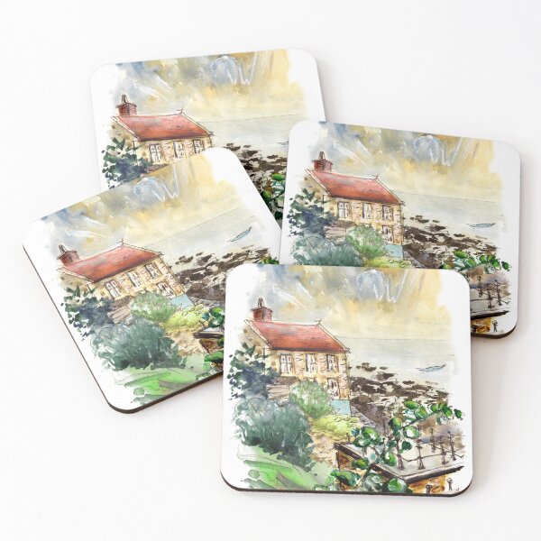 Item preview, Sea View In Runswick Bay designed and sold by Goodaboom.
