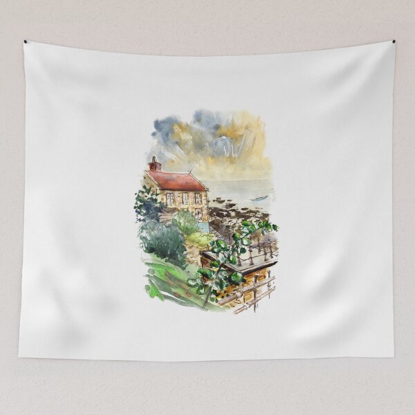 Item preview, Sea View In Runswick Bay designed and sold by Goodaboom.