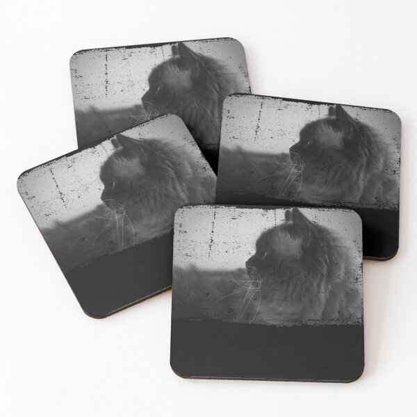 Item preview, Black And White Photography Of Himalayan Cat Breed Abstract designed and sold by Bourini.