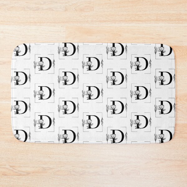 Item preview, Botanical Alphabet D Floral Monogram designed and sold by AuroCreatives.