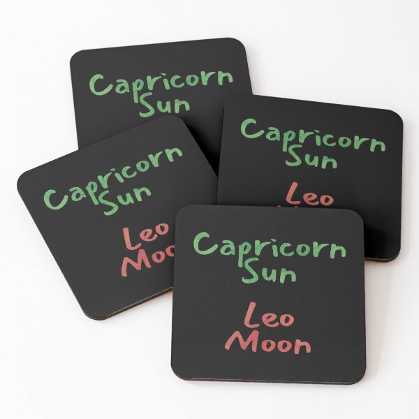 Item preview, Capricorn Sun Leo Moon Text designed and sold by leomooncreates.