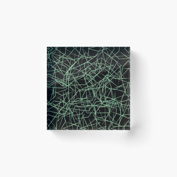 Item preview, Green Patterned Lines designed and sold by A. Love.