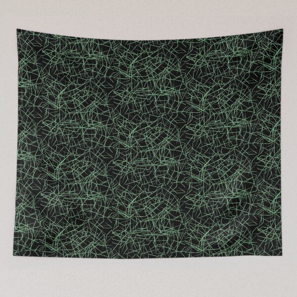 Item preview, Green Patterned Lines designed and sold by A. Love.