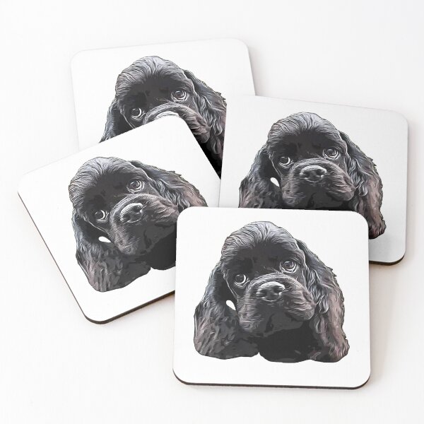 Item preview, American Cocker Spaniel Cutest Black Dog designed and sold by ElegantCat.