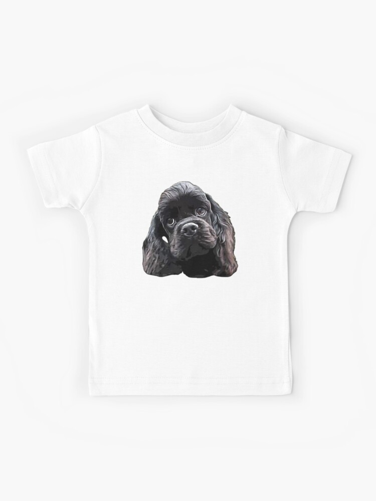 American Cocker Spaniel Cutest Black Dog Kids T-Shirt