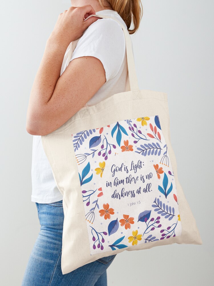 God Is Light Tote Bag