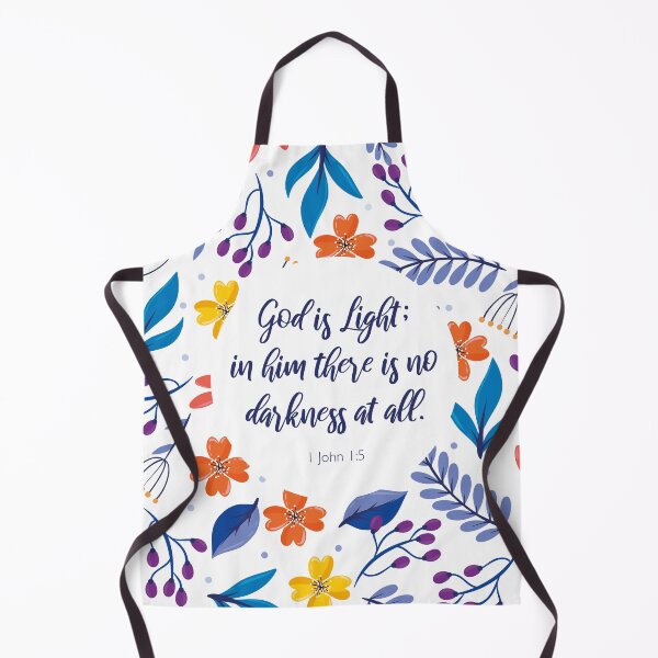 Item preview, God is Light, 1 John 1:5, Scripture Quote designed and sold by StudioCitrine.