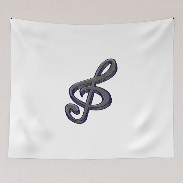 Item preview, Treble Clef Illustration designed and sold by MisterGooseShop.