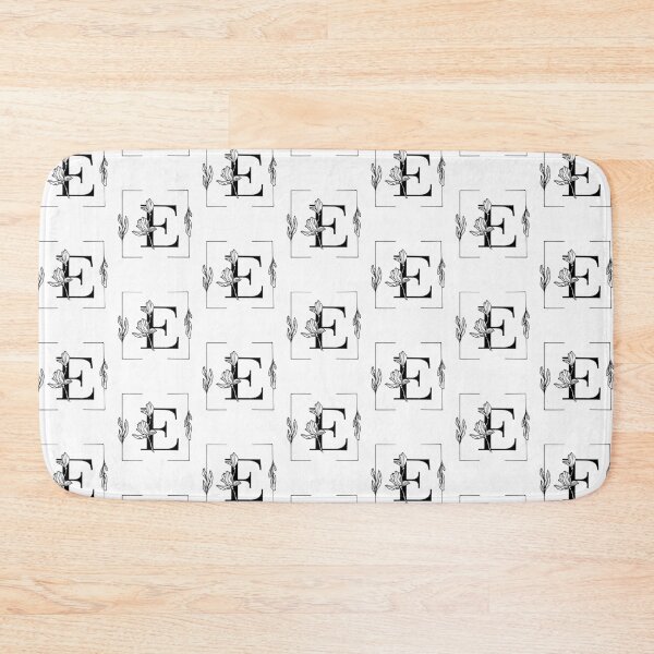Item preview, Botanical Alphabet E Floral Monogram designed and sold by AuroCreatives.