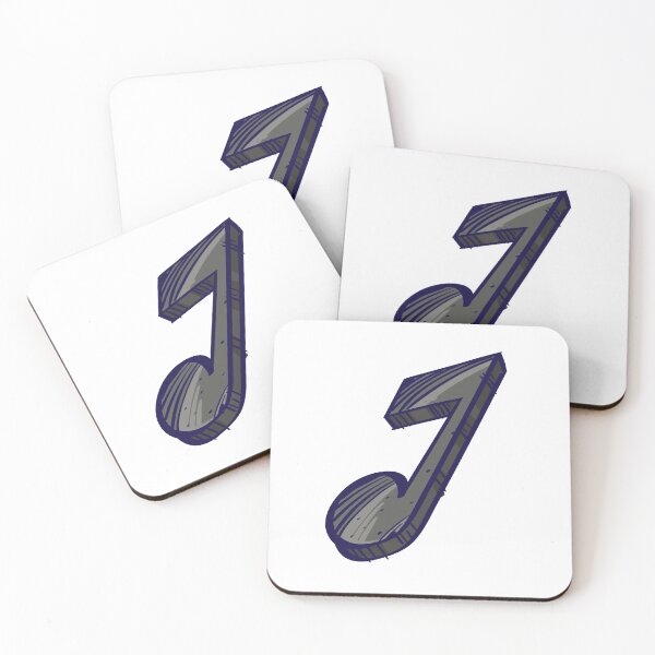 Item preview, Eighth Note Illustration designed and sold by MisterGooseShop.