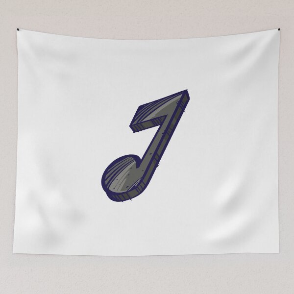 Item preview, Eighth Note Illustration designed and sold by MisterGooseShop.