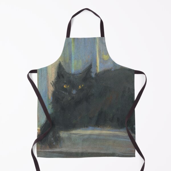 Item preview, Interrupted Nap, Black Cat on Window Sill, Impressionism  designed and sold by Julia Khoroshikh.