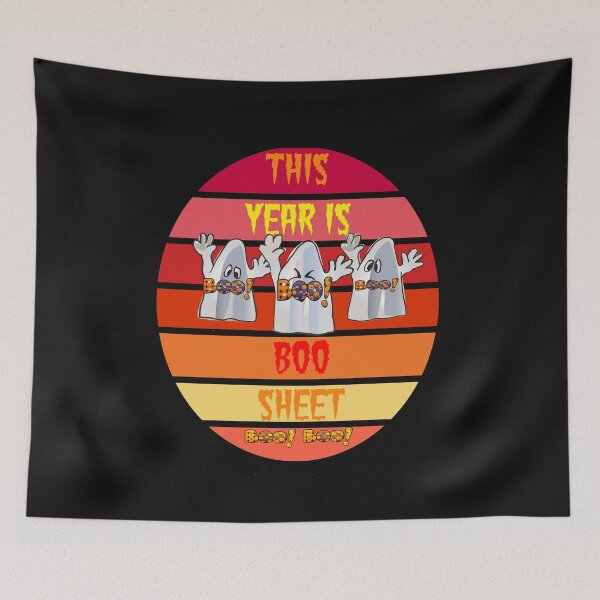 Item preview, This Year Is Boo Sheet Funny Ghost Boo Halloween 2020 designed and sold by jamal-alkhalf.