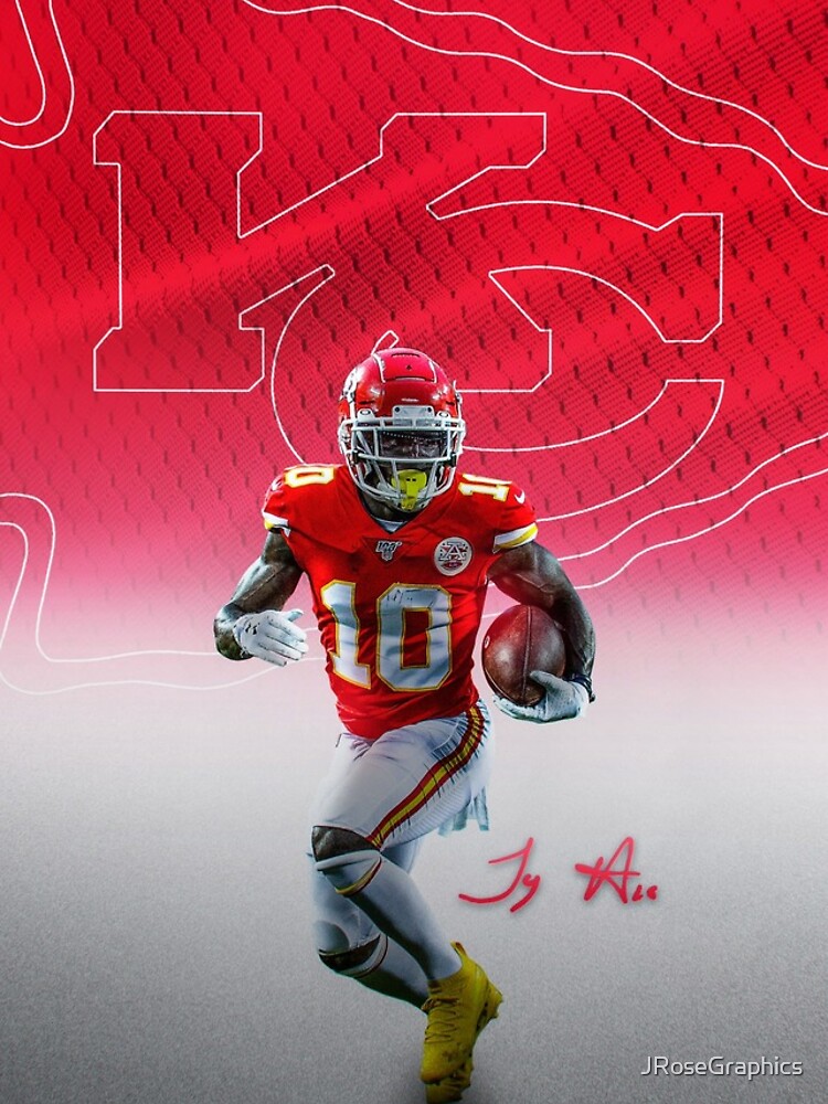 Tyreek Hill Kansas City Sports Art  iPad Case & Skin for Sale by  JRoseGraphics