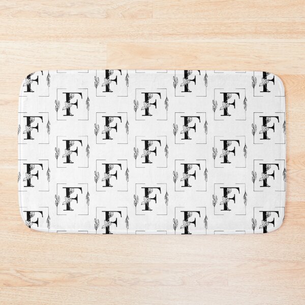 Item preview, Botanical Alphabet F Floral Monogram designed and sold by AuroCreatives.
