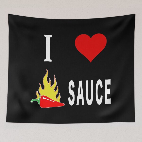 Item preview, I Love Spicy Habanero Pepper Chicken Wings Sauce. designed and sold by MAXXEXCHANGE.
