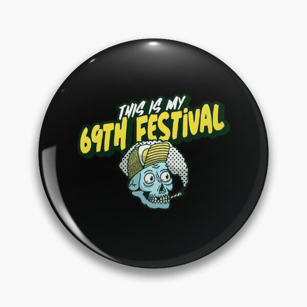 Item preview, My 69 festival. Halloween music festival skull cartoon  designed and sold by RoManSmArt.