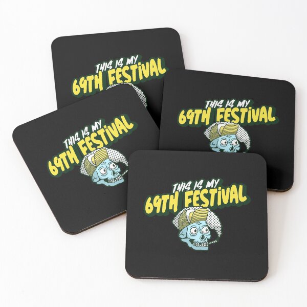 Item preview, My 69 festival. Halloween music festival skull cartoon  designed and sold by RoManSmArt.