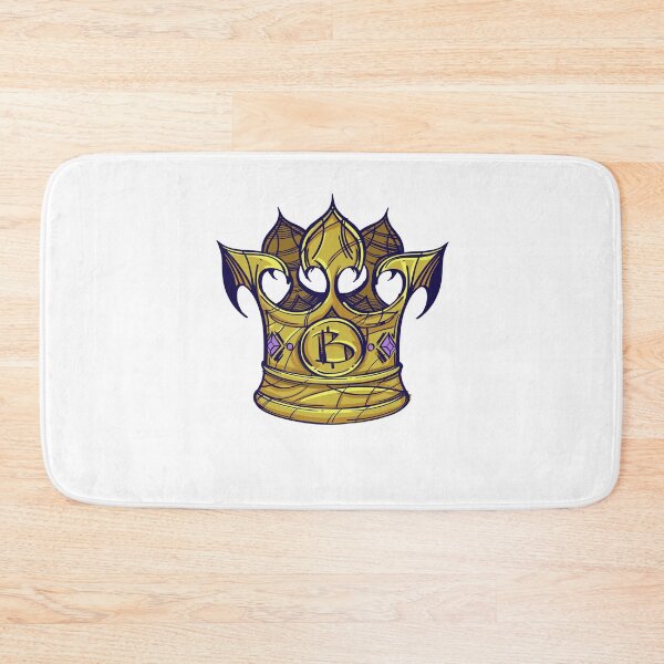 Item preview, Bitcoin Crown Illustration designed and sold by MisterGooseShop.