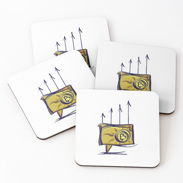 Item preview, Bitcoin Speech Bubble Illustration designed and sold by MisterGooseShop.