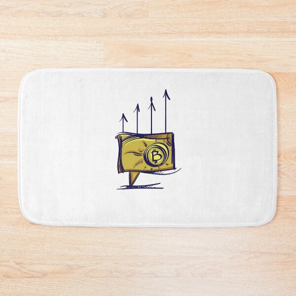 Item preview, Bitcoin Speech Bubble Illustration designed and sold by MisterGooseShop.