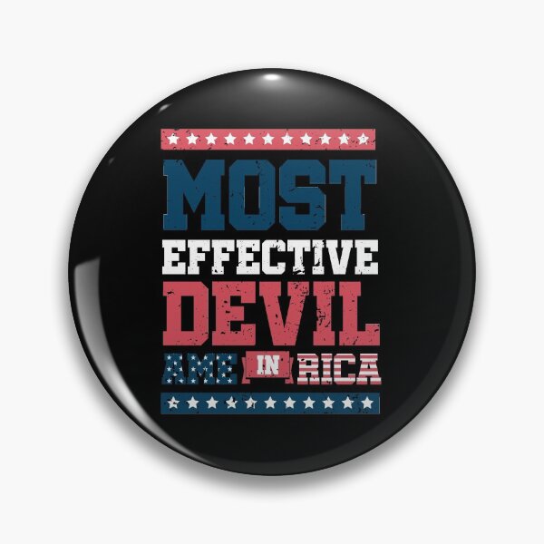 Item preview, Media Most Effective Devil In America designed and sold by Medmac's Designs.