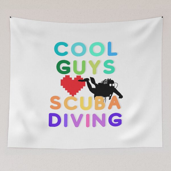 Item preview, Cool guys love scuba diving designed and sold by miaoxiang9.