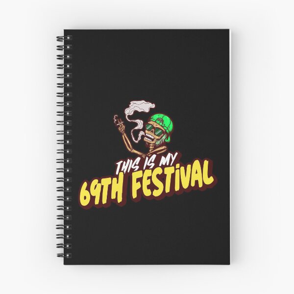 Item preview,  My 69 festival. Halloween music festival skull. smoking skeleton cartoon  designed and sold by RoManSmArt.