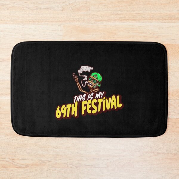 Item preview,  My 69 festival. Halloween music festival skull. smoking skeleton cartoon  designed and sold by RoManSmArt.