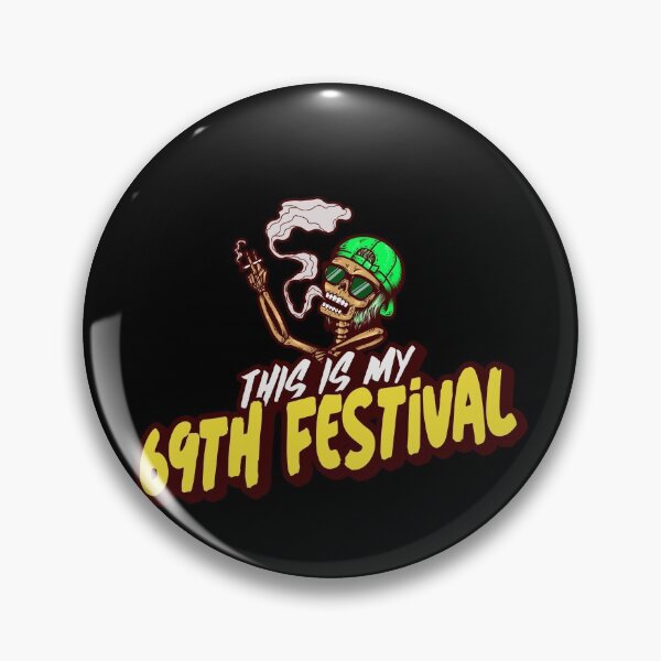 Item preview,  My 69 festival. Halloween music festival skull. smoking skeleton cartoon  designed and sold by RoManSmArt.