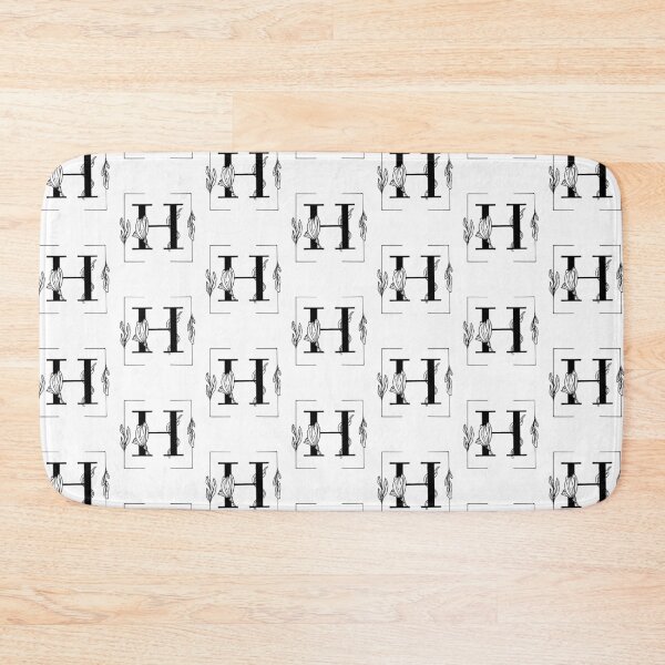Item preview, Botanical Alphabet H Floral Monogram designed and sold by AuroCreatives.