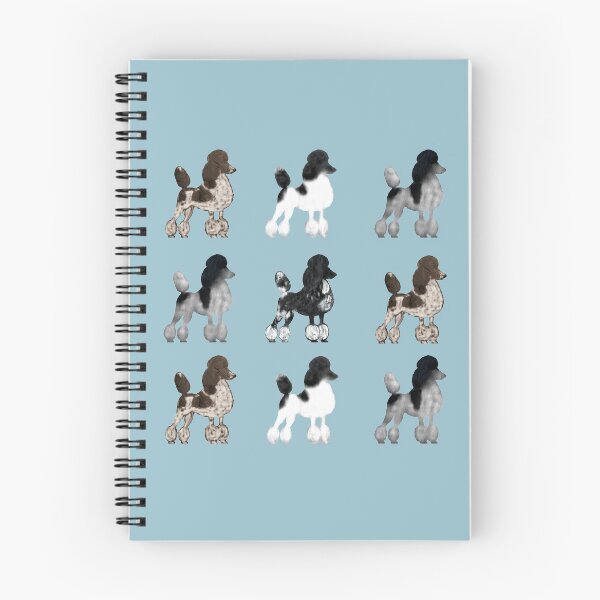 Item preview, Parti Poodle Parade designed and sold by ThePoodleandCo.