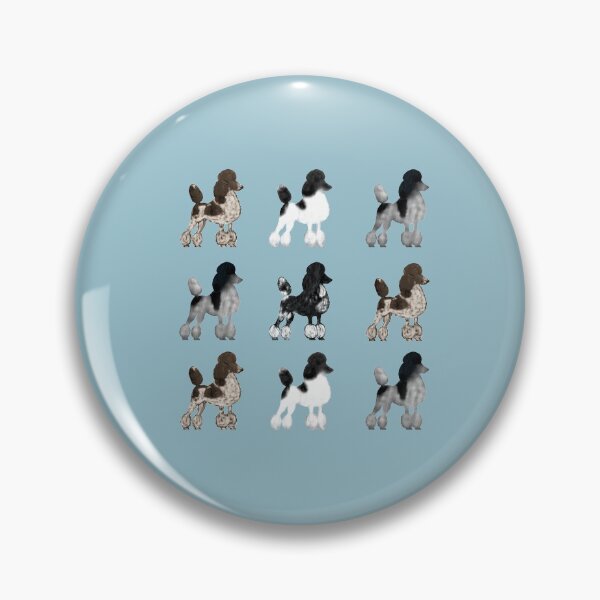 Item preview, Parti Poodle Parade designed and sold by ThePoodleandCo.